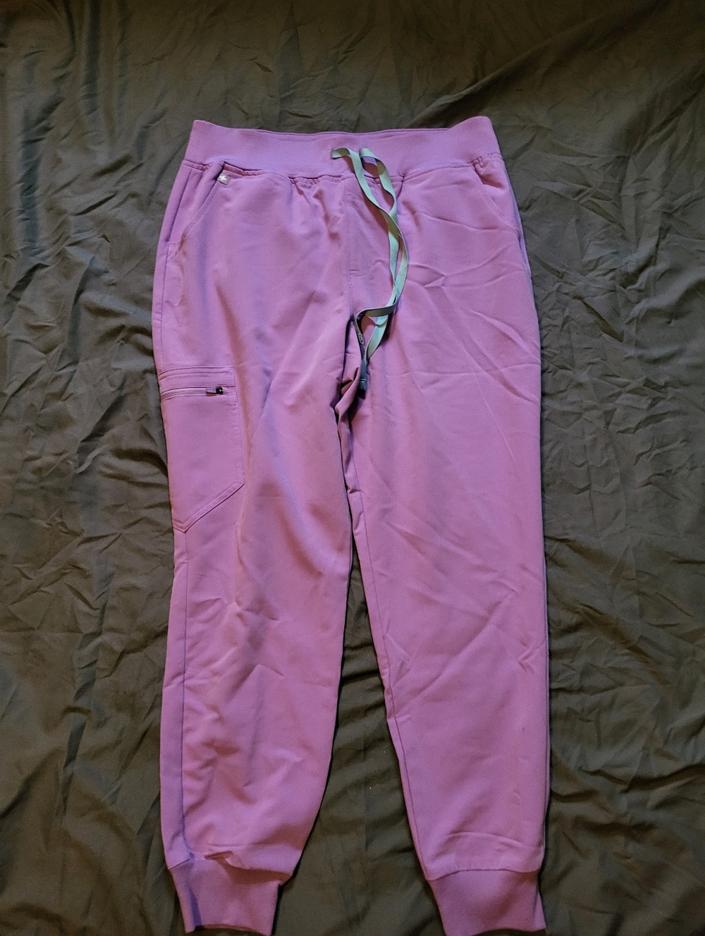 Figs Purple Lavender Scrub Pants Large Petite